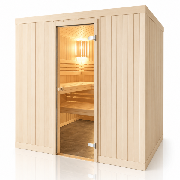Holzsauna Espe mit Fronteinstieg