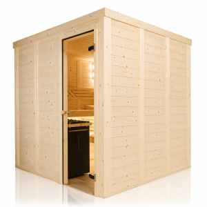 Holzsauna Fichte Massiv