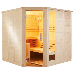 Sauna Komfort Corner 206x206x204cm