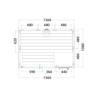 Sauna Alaska Mini Infra+ 160x110x204cm