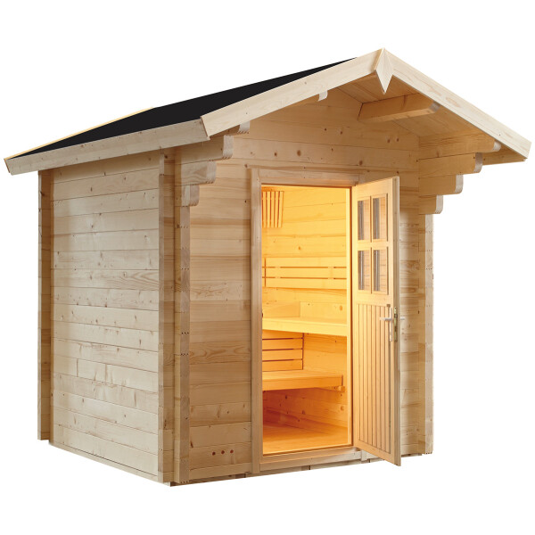 Sauna house Country with gable roof 2300x2300x2900mm