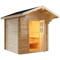 Sauna house Country with gable roof 2300x2300x2900mm
