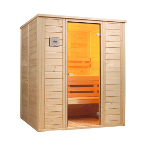 Sauna Urban 211x164x200cm mit Frontstieg