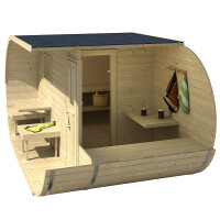 Sauna Barrel Oval 400