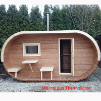 Sauna Barrel Oval 400
