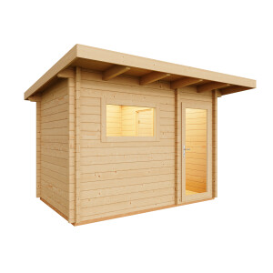 Sauna house Terra 2 with pent roof 3250x2140x2820mm