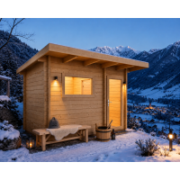 Sauna house Terra 2 with pent roof 3250x2140x2820mm
