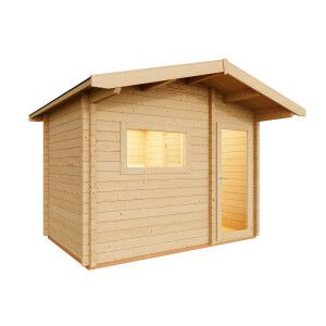 Sauna house Terra 3 with gable roof 3250x2140x2820mm