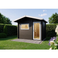 Saunahaus Terra 3 mit Satteldach 3250x2140x2820mm