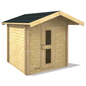 Sauna house Terra 4 with gable roof 2140x2140x2820mm
