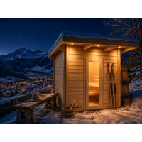 Sauna house Terra 4 with gable roof 2140x2140x2820mm