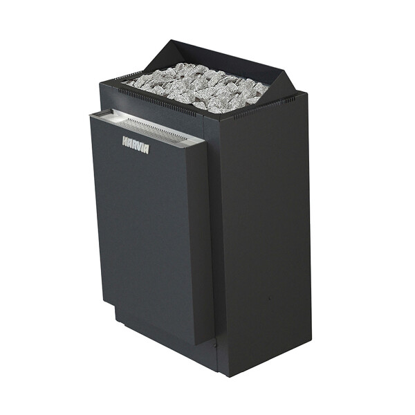 Harvia sauna heater Combinator 8kW black, incl. 20kg sauna stones