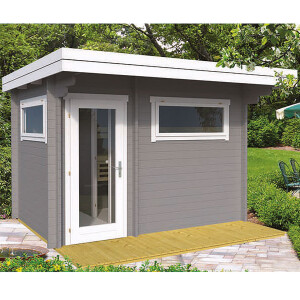 Sauna house Timo with pent roof