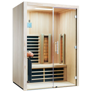 Infrared cabin TrioSol Glas 145 Fir VG 1450x1120x2015mm