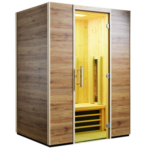 Infrared cabin TrioSol Basel 145 oak decor / spruce...