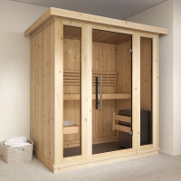 Inside Sauna Small 195x131x201cm en