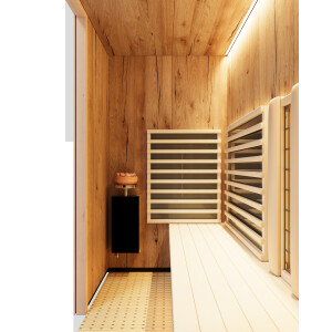 Infrarotkabine TrioSol Prima 1 1520 / 1640 / 1740 x 1200 x 2014mm