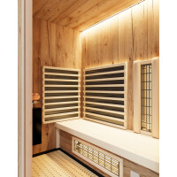 Infrarotkabine TrioSol Prima 1 1520 / 1640 / 1740 x 1200 x 2014mm