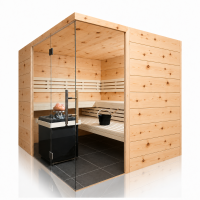 Stone pine  sauna, Swiss-made